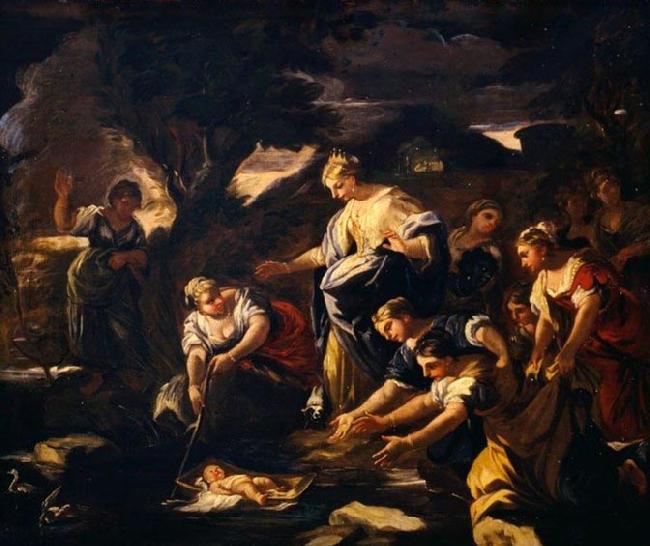 Giuseppe Simonelli The Finding of Moses oil painting image